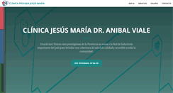 Desktop Screenshot of clinicajesusmaria.com.ar